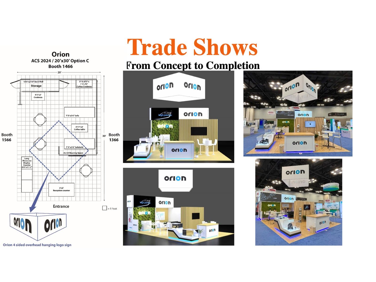 Orion Industrial Trade Show Booth